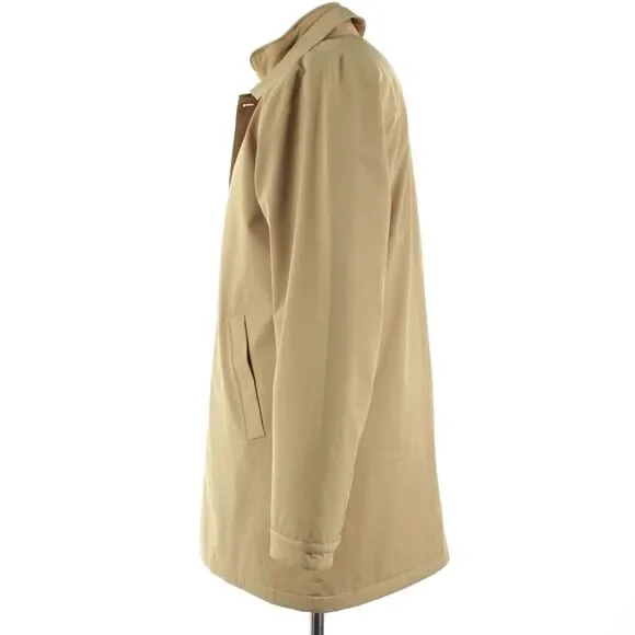 NN07 No Nationality NWT Polyester Blend Trench Coat Size Large In Solid Khaki
